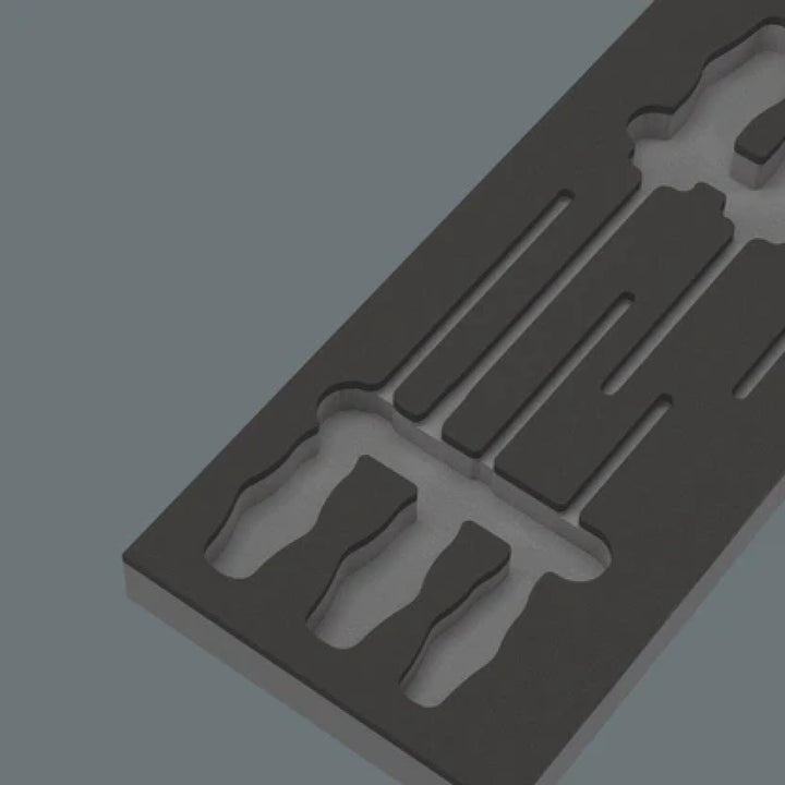 Wera 05137328001 9818 Foam insert Kraftform series 300 screwdriver set 2, without tools
