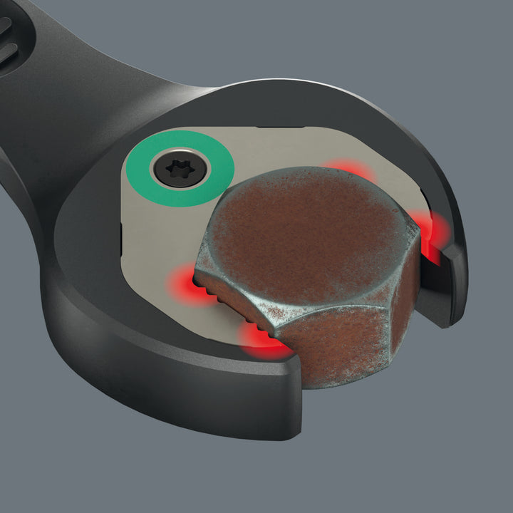 Wera 6000 Joker Black Edition 11 Set 1 Ratcheting Combination Wrenches Set, 11 Pc.