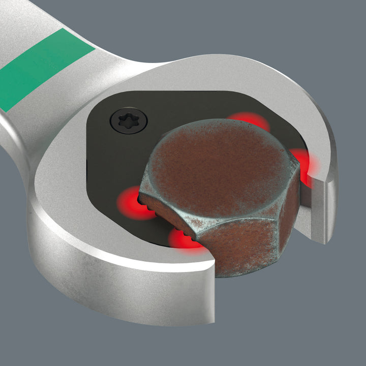 Wera 6007 Joker SB Ring Ratchet Spanner, Long Design, 17 x 304.5 mm