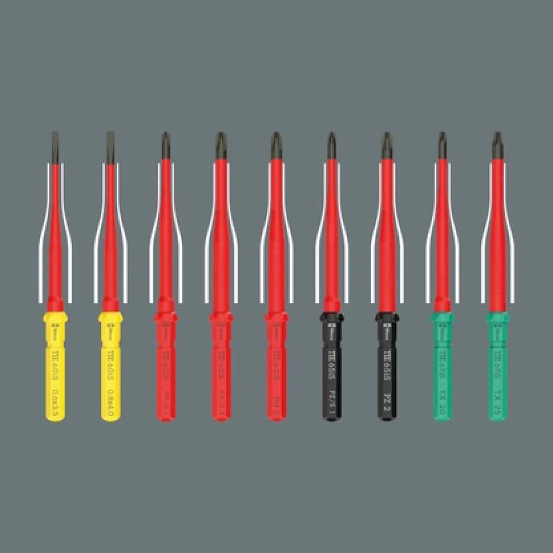 Wera 05006634001 Kraftform Kompakt VDE Safe-Torque Speed switch cabinet set Basic 1 - 11 Pieces