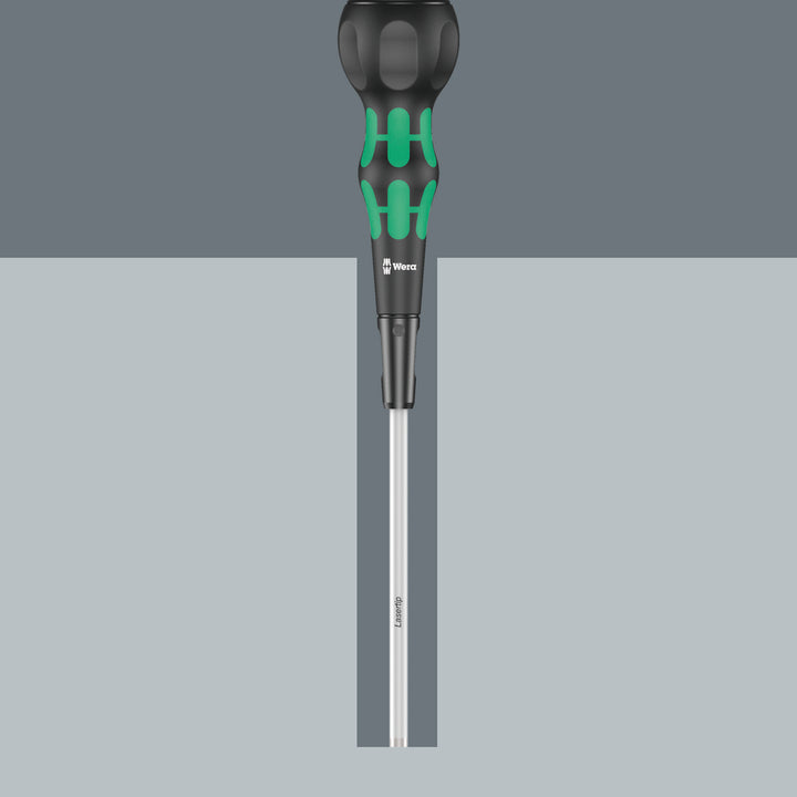 Wera 1855 PZ Kraftform Ball-Grip Pozidriv-Head Screwdriver, PZ2 x 100 mm