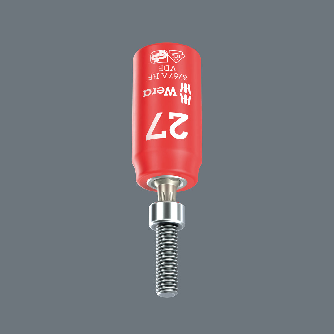 Wera 8767 A VDE HF TORX® Zyklop Bit socket, insulated, with 1/4" drive, with holding function, T20