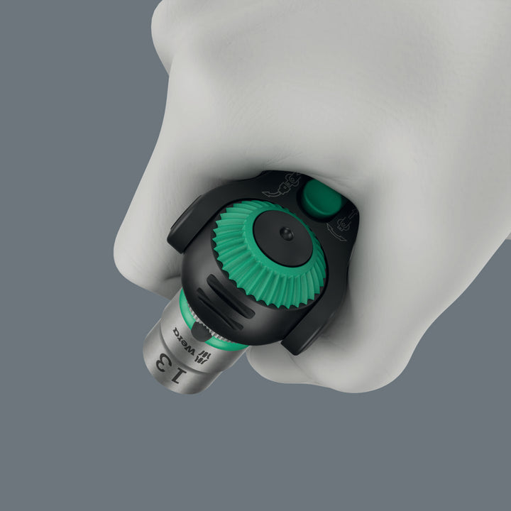 Wera 8000 A Black Edition Zyklop Speed Ratchet with 1/4" Drive