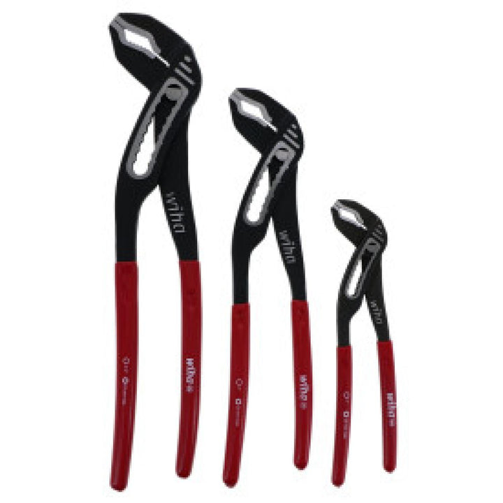 Wiha Tools 32670 Soft Grip Adjustable Pliers Box Type 3 Piece Set