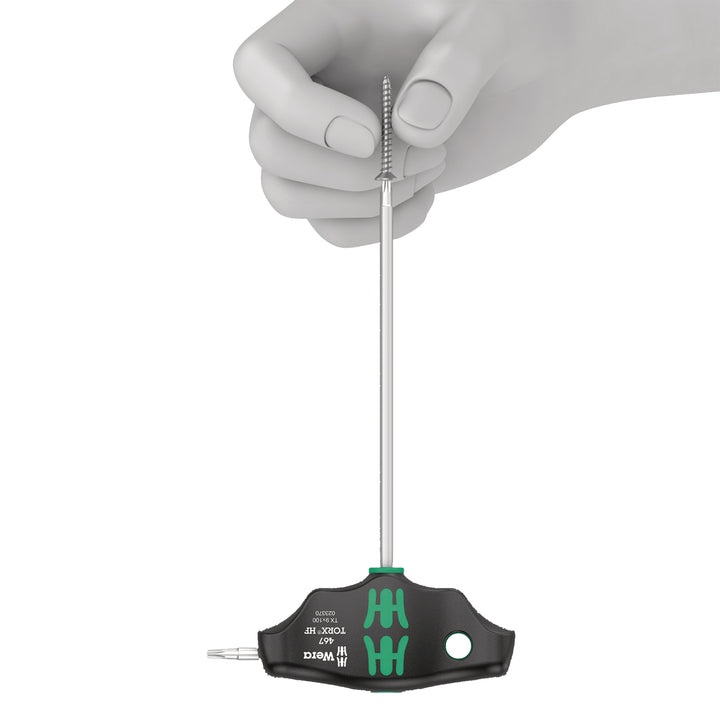 Wera 467 TORX® HF T-handle screwdriver with holding function, TX 40 x 200 mm