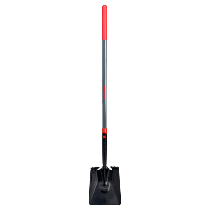Corona SS16020 Boron Steel 14-Gauge Square Point Shovel, Fiberglass Handle