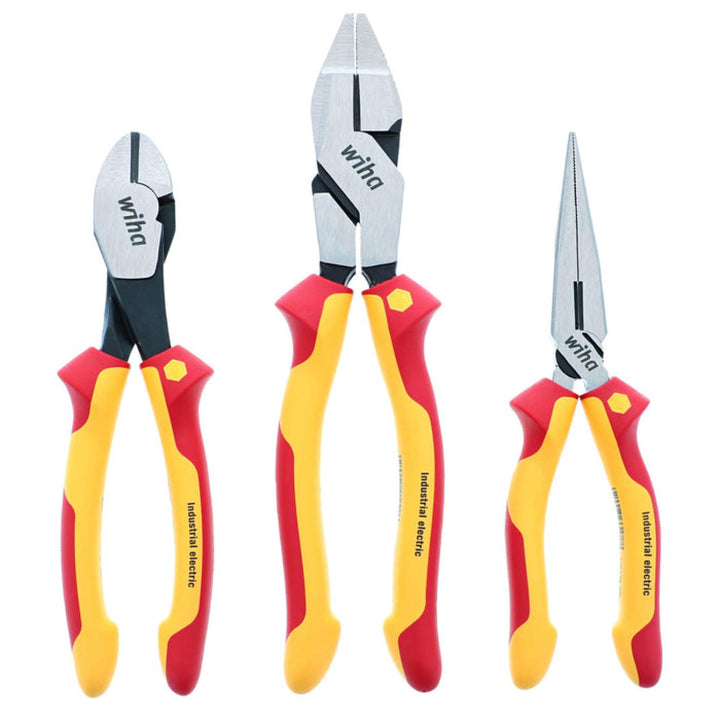 Wiha Tools 32968 Insulated Pliers and Cutters Set, 3 Pc.