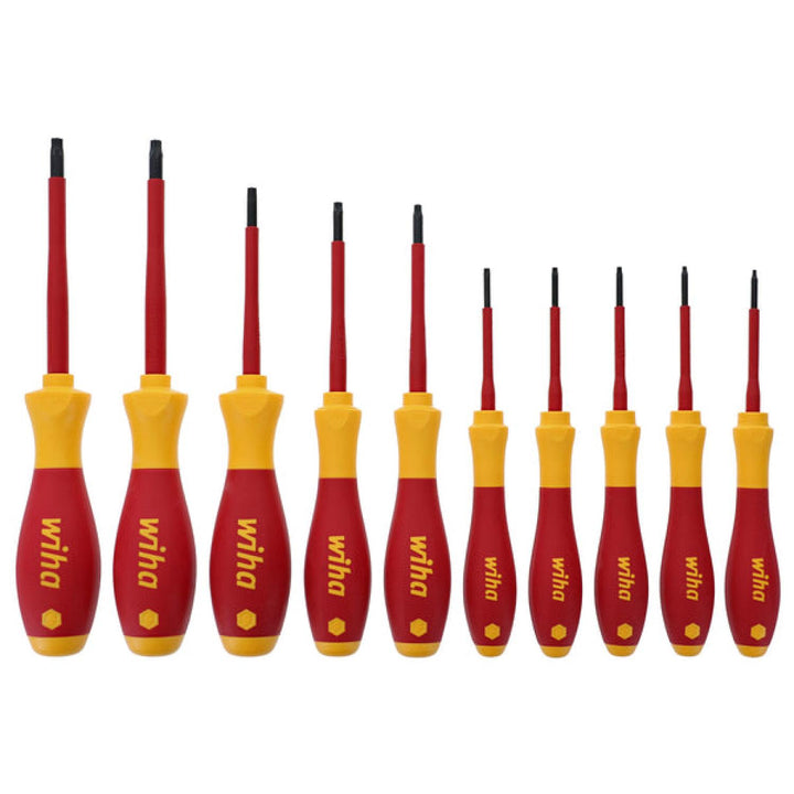 Wiha Tools 32596 Insulated SoftFinish SlimLine Security TORX® Screwdriver Set, 6 Pc.