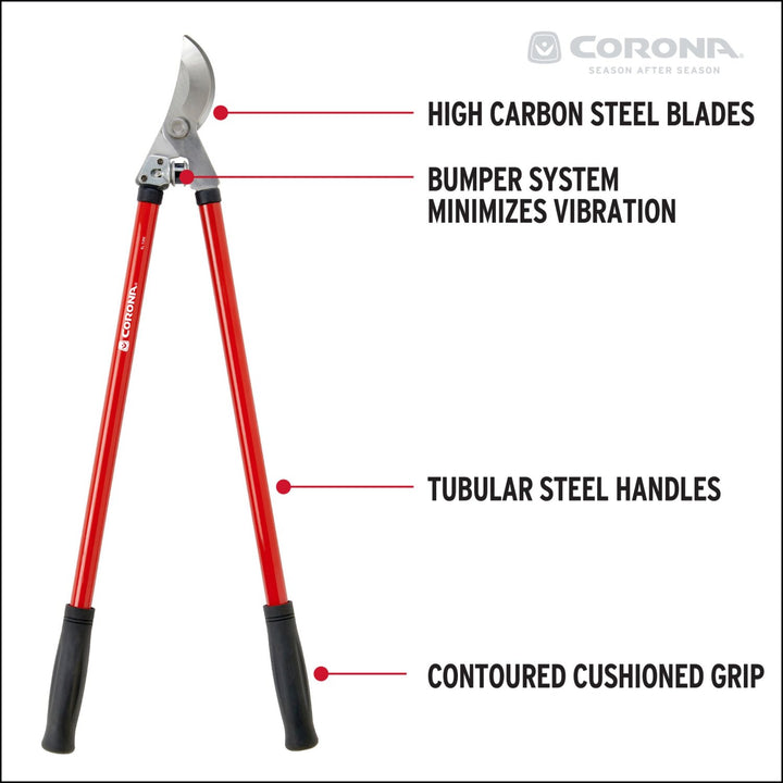 Corona SL 3310 Bypass Lopper, 25 in., 1-1/2 in. Cut Capacity