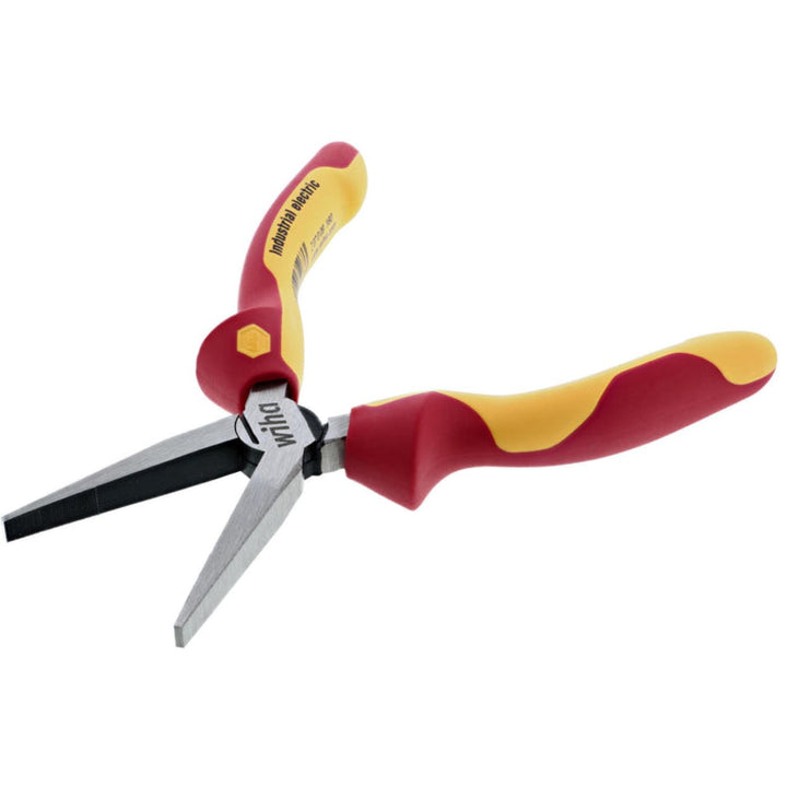 Wiha Tools 32941 Insulated Long Flat Nose Pliers, 6"