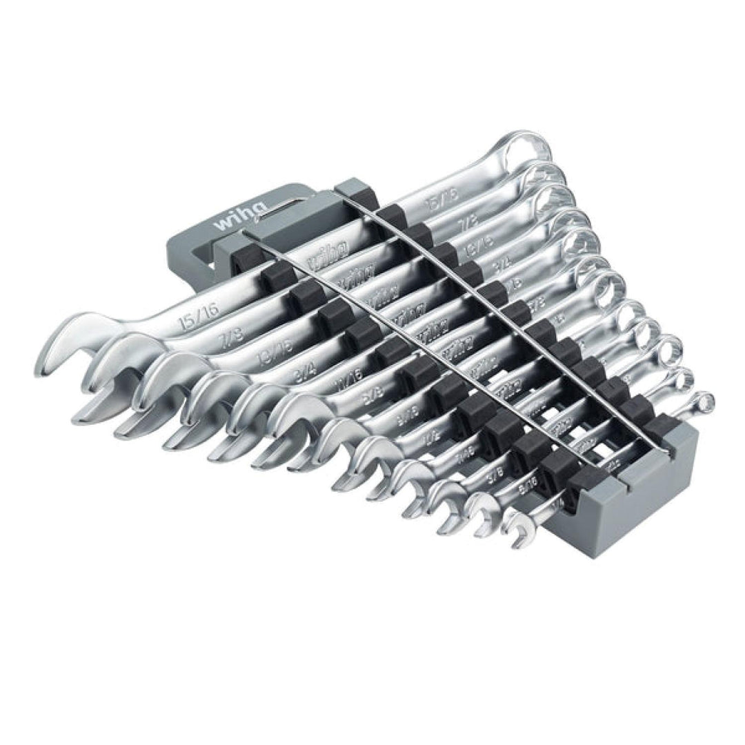 Wiha Tools 30494 Combination Wrench Set - SAE 12 Piece