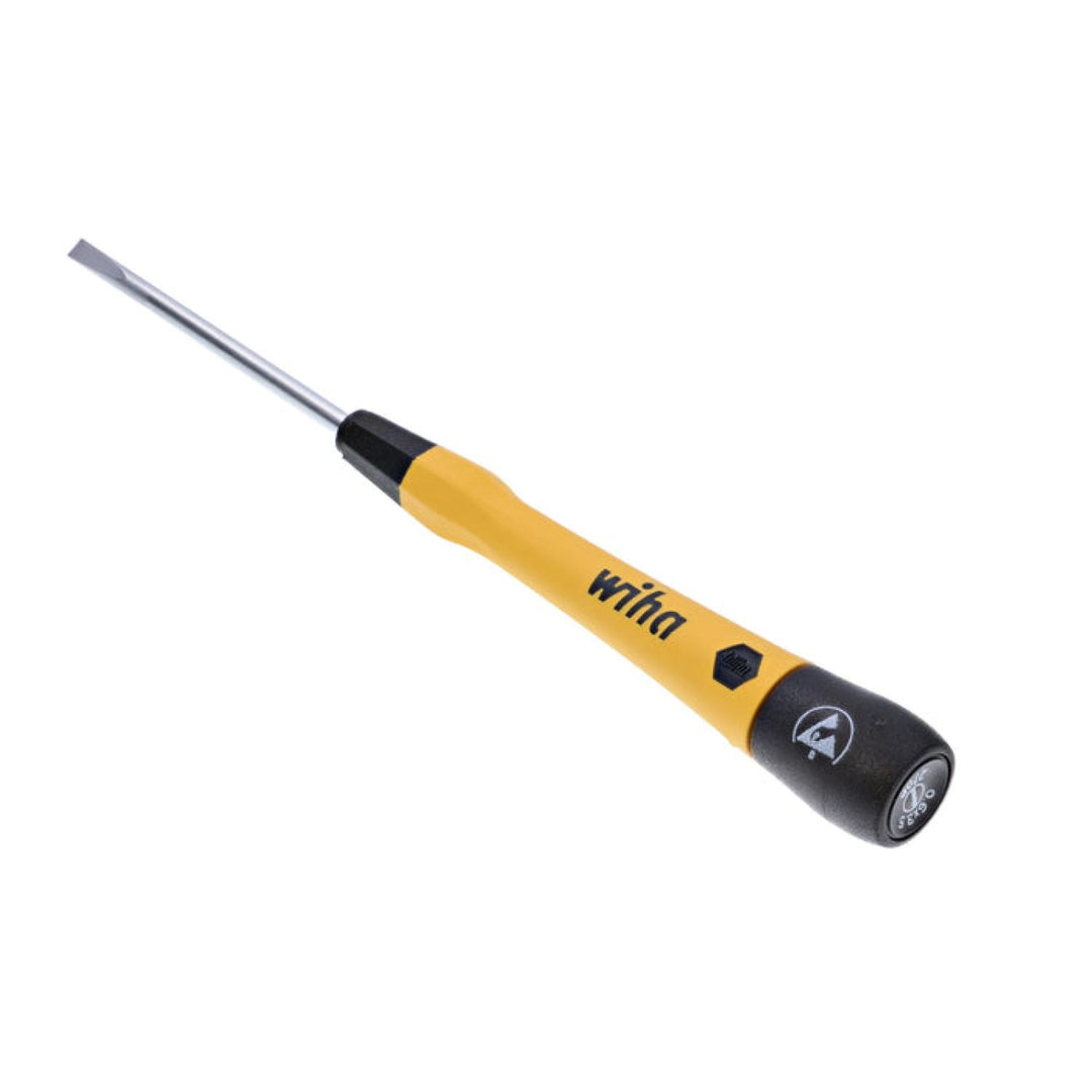 Wiha 27280 ESD Safe PicoFinish Precision Screwdriver - Slotted 3.5mm x 60mm