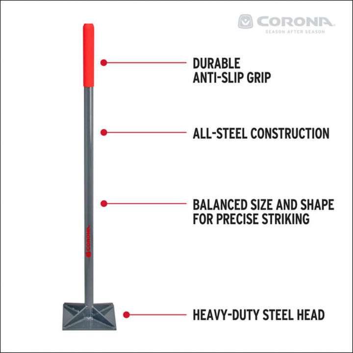CRNA-UT16200 · All Steel Dirt Tamp, 8 in. x 8 in.