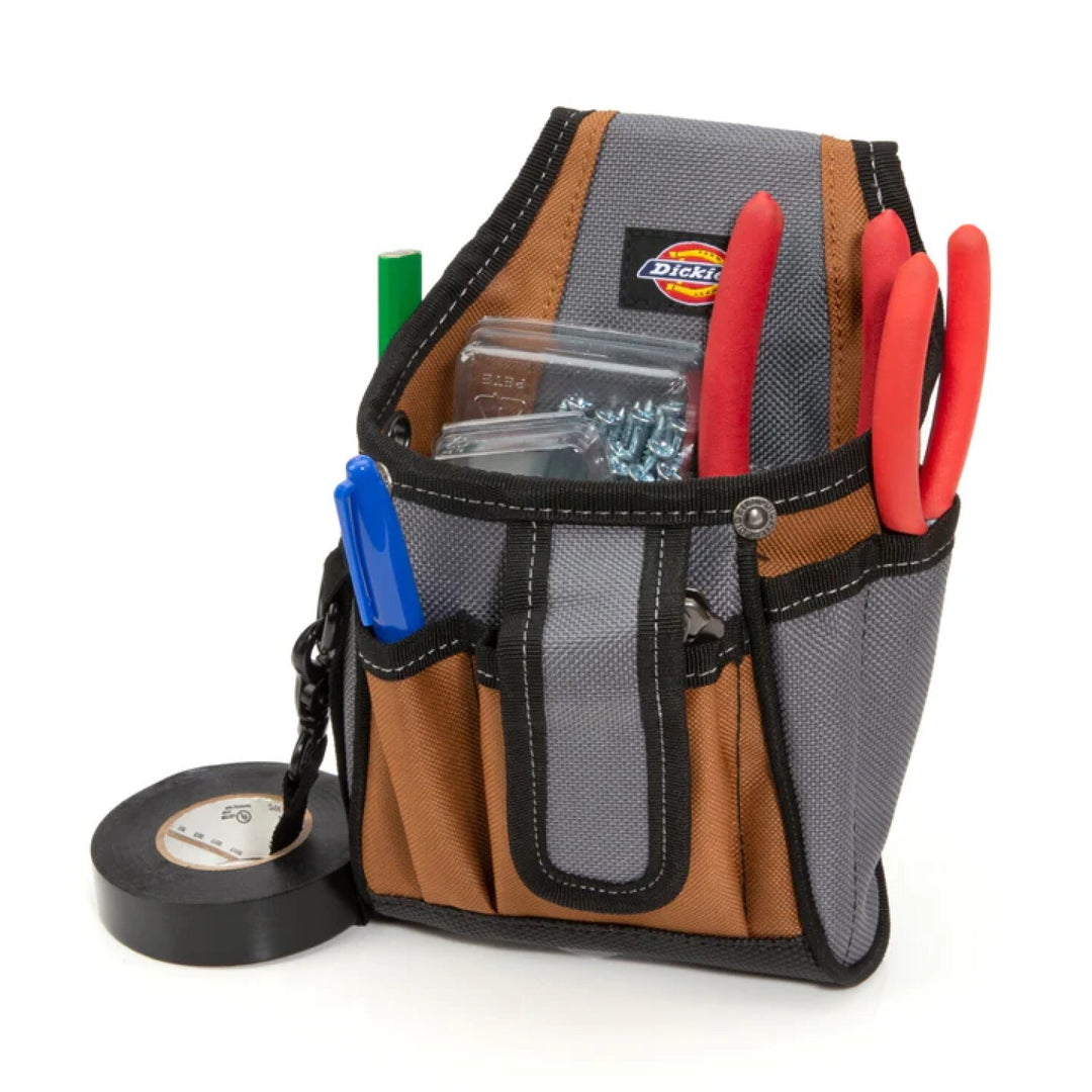 Dickies 57098 7-Pocket Tech Pouch with Tape Tether