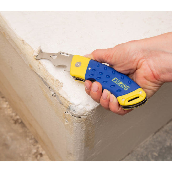 Estwing 42465 2-In-1 Folding Painter's Tool with Retractable Utility Knife