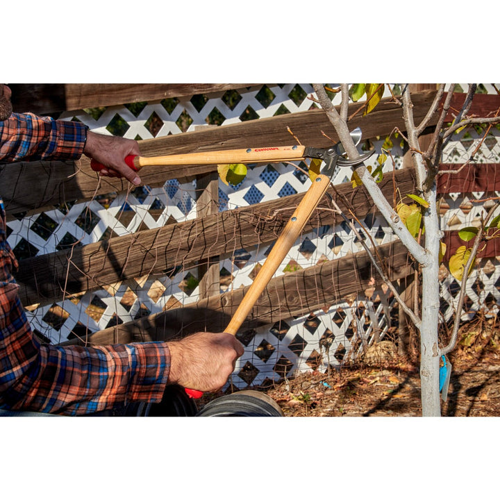 Corona WL 3351 Wooden Handle Bypass Lopper, 26 in. 1-1/2 in. Cut Capacity