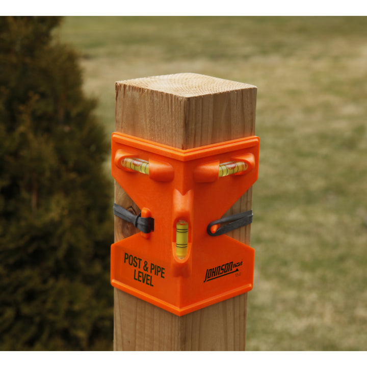 Johnson 175-O Orange Post & Pipe Level