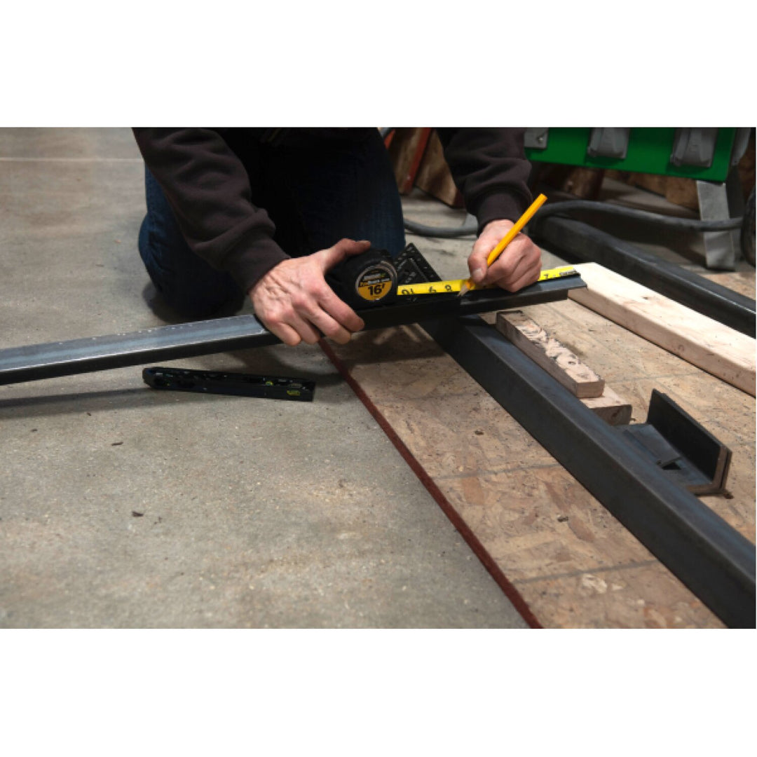 Johnson 1956-1800 18cm Metric Johnny Square Professional Easy-Read Aluminum Rafter Square