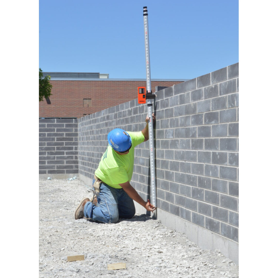 Johnson 40-6700 One­Sided Laser Detector w/Clamp for Red Beam Rotating Lasers