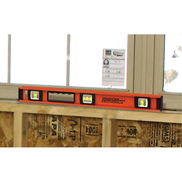 Johnson 1253-2400 24" Heavy Duty I-Beam Aluminum Level