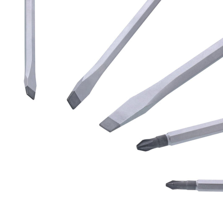 Wiha Tools 53390 5pc Microfinish Heavy Duty Slotted/Phillips