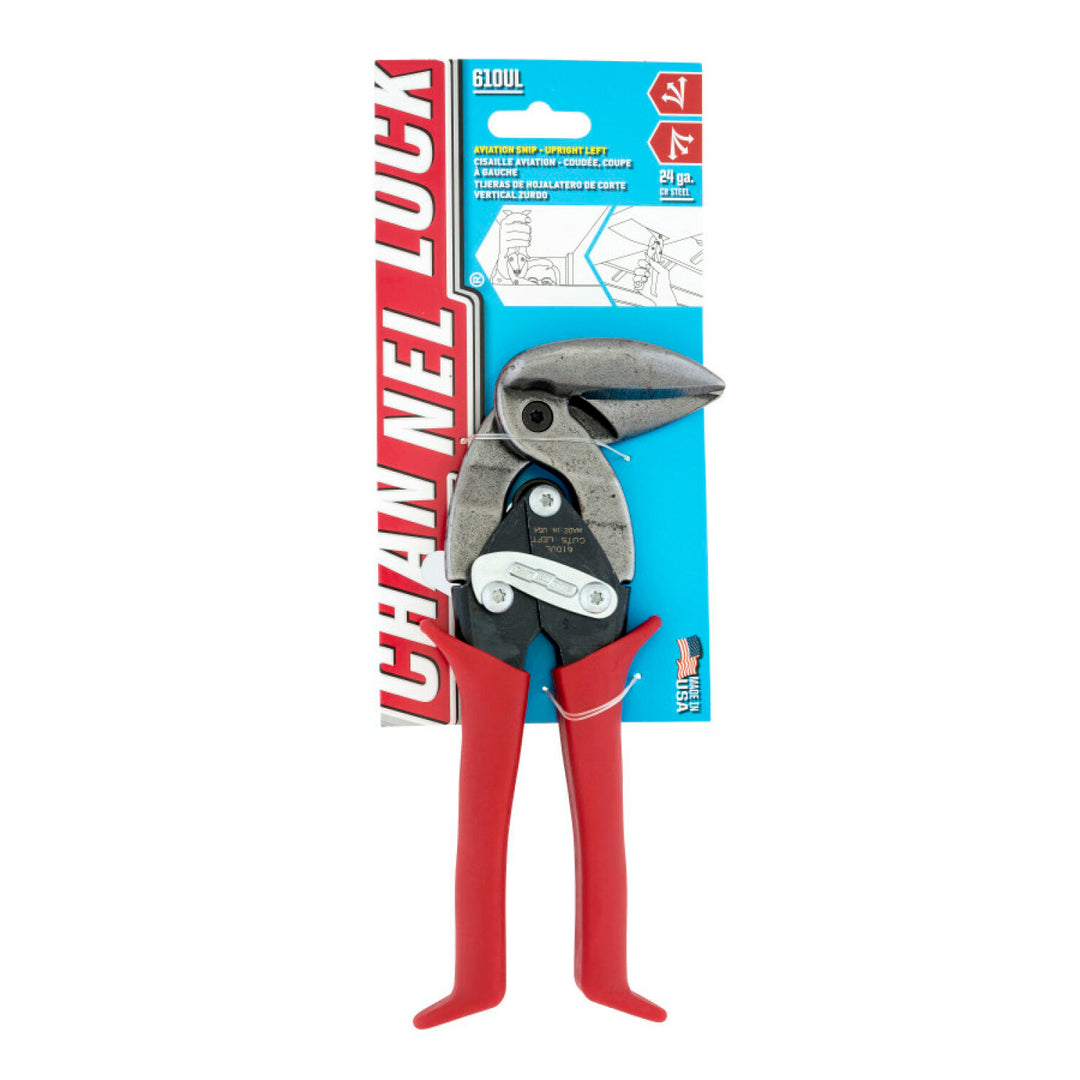 Channellock 610UL 10-inch Upright Left Aviation Snip