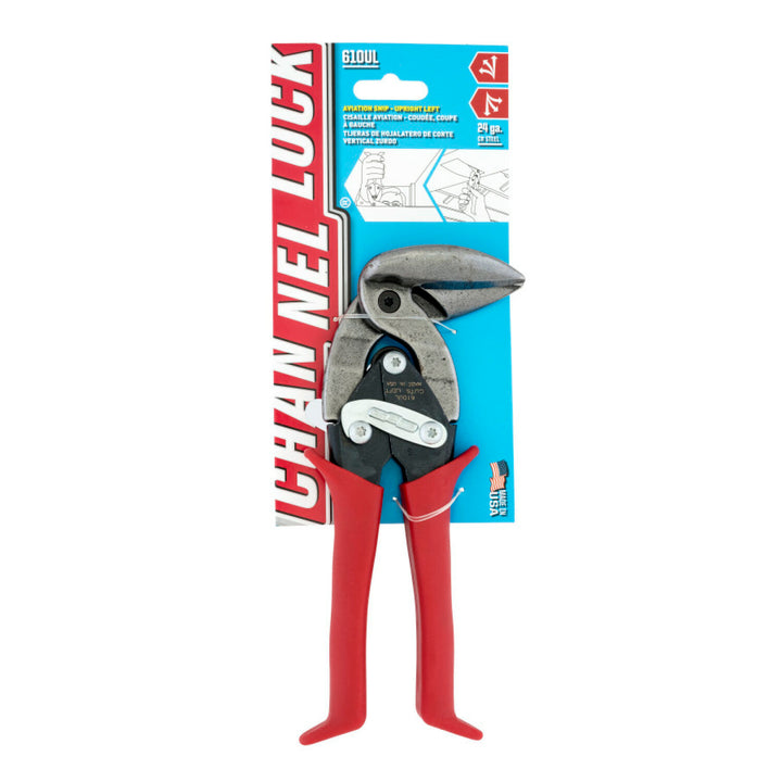 Channellock 610UL 10-inch Upright Left Aviation Snip