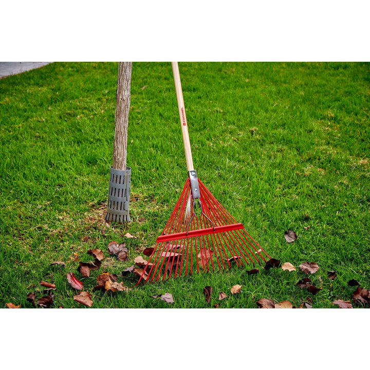 Corona RK 24003 Spring Brace Rake, 24 in. Head, 24 Tines, Hardwood Handle