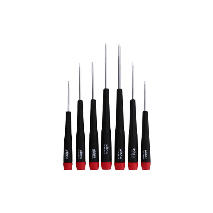 Wiha Tools 26197 Precision Slotted and Phillips Screwdriver Set, 7 Pc.