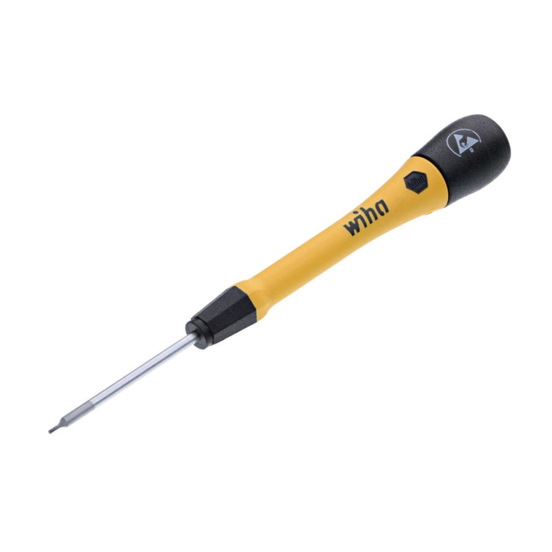 Wiha Tools 27551 ESD Safe PicoFinish Precision Screwdriver - Hex (.035") .9mm x 40mm