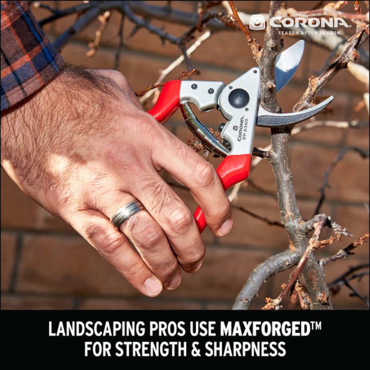 Corona BP 6360  ALUMINUM Bypass Pruner - 1 Inch, Angled, Right-Handed