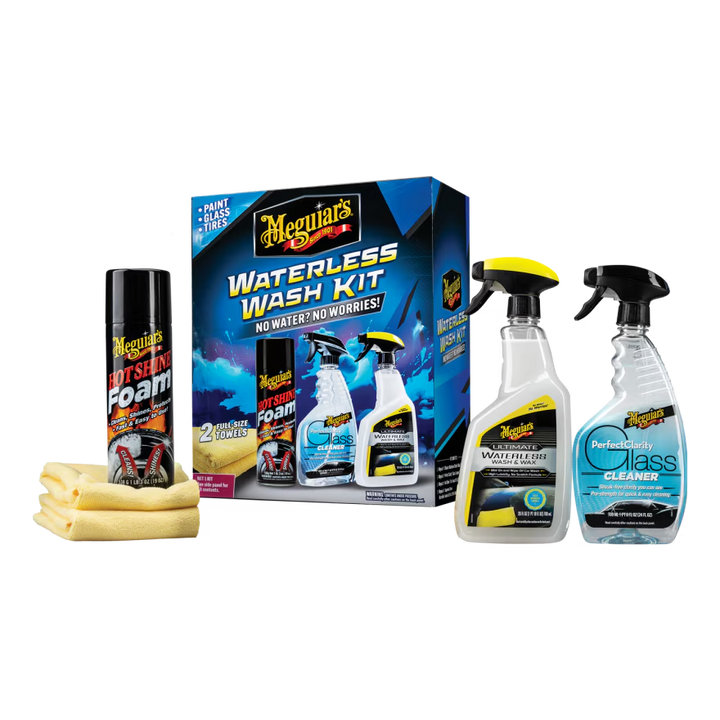 Meguiar's G55255 Waterless Wash Kit - This Kit Gently Cleans, Adds Shine, and Protects all without Water