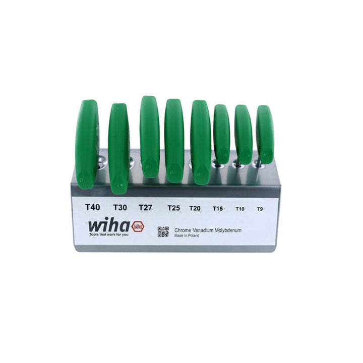 Wiha Tools 36494 8 Piece TORX T-handle Metal Stand Set