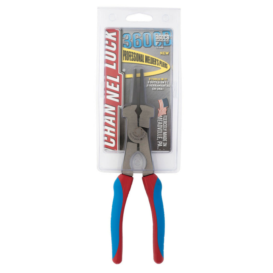 Channellock 360CB 9-inch Code Blue Welder's Pliers