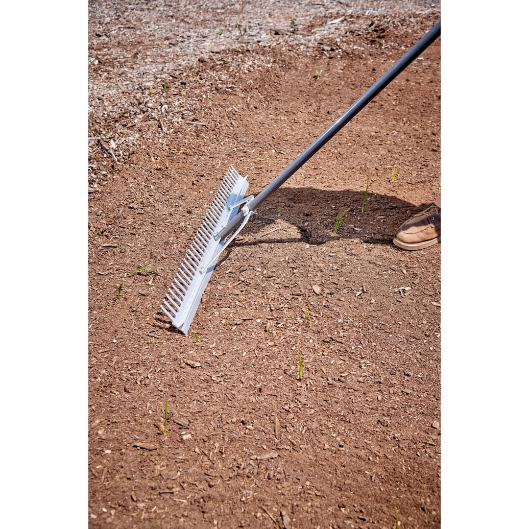 Corona RK16630 Full Aluminum Landscape Rake, 36 in. Head, 36 Tines, Poly Grip
