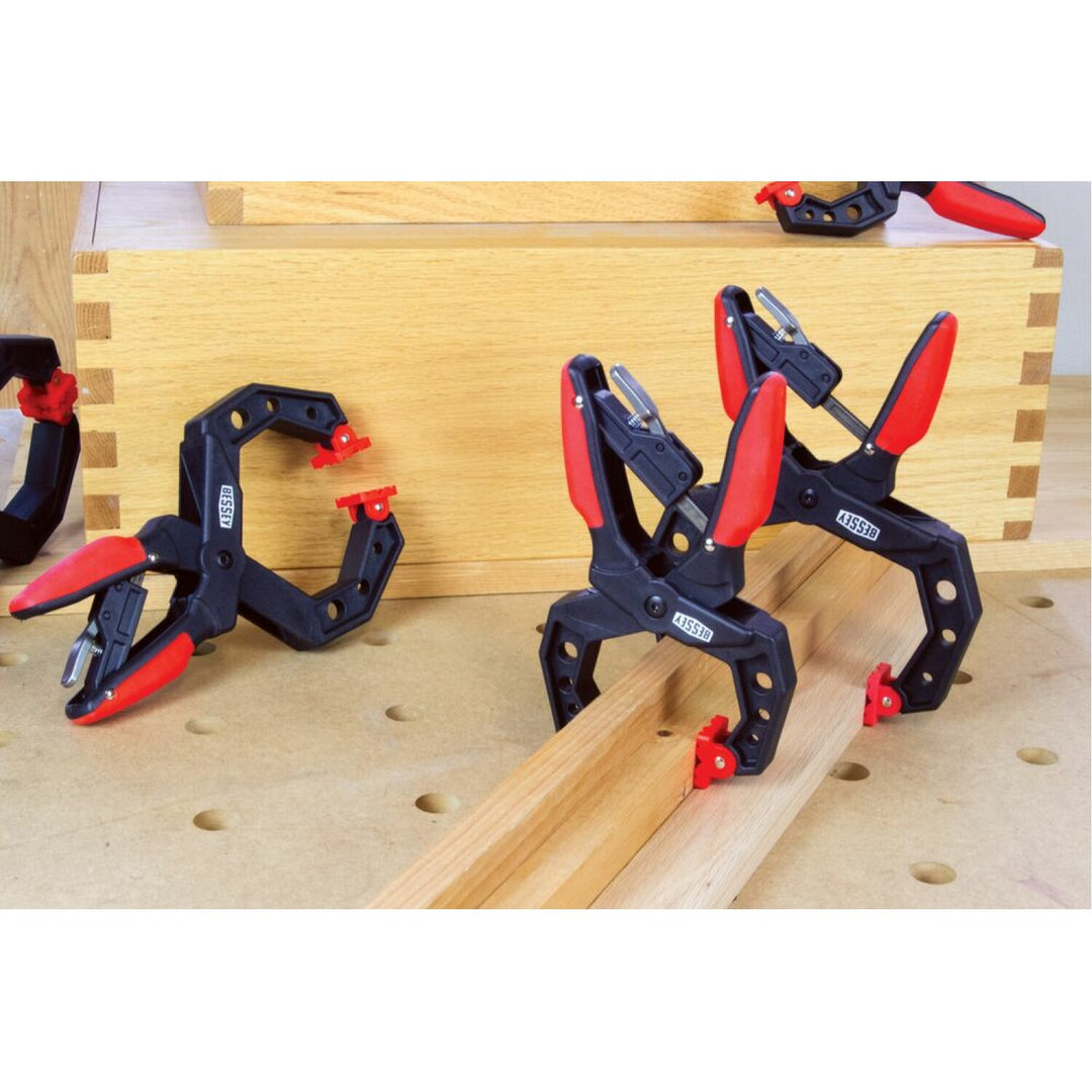 Bessey XCRG4 Clamp, spring clamp, ratcheting, plastic, 4 In.