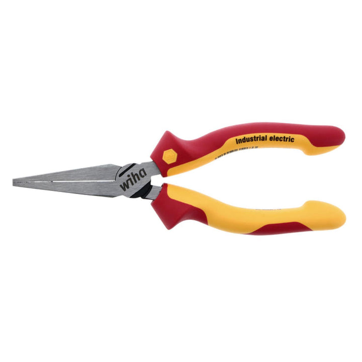 Wiha Tools 32941 Insulated Long Flat Nose Pliers, 6"