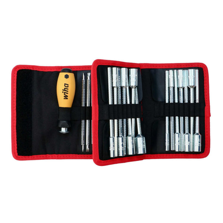 Wiha Tools 28187 32 Piece ESD Safe Drive-Loc VI Blade Set in Folding Wallet