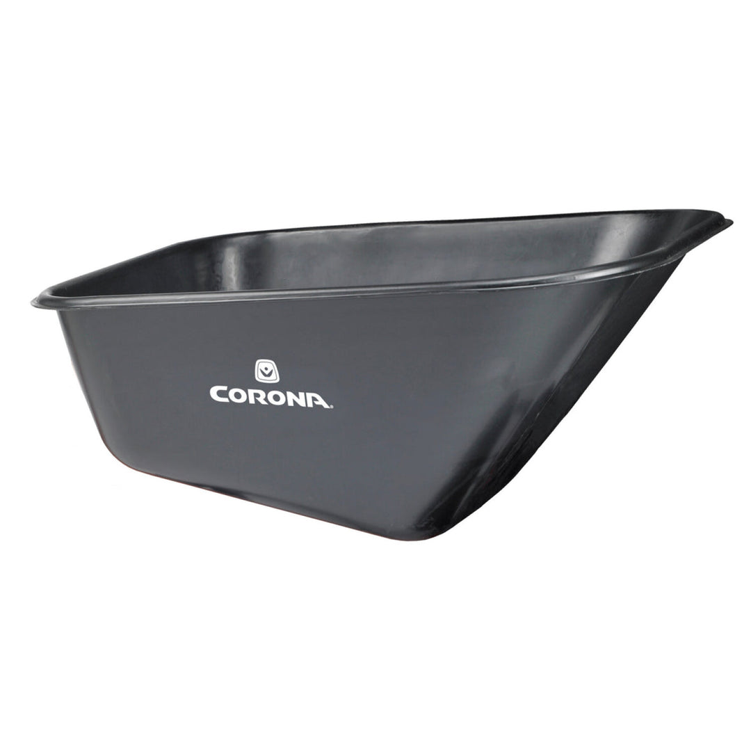 Corona 1010-80 Tray - 10 Cubic Foot Poly Wheelbarrow