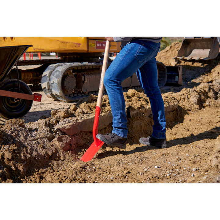 Corona SS16500  Trench Hardwood Shovel, 12 Gauge, 5 in.
