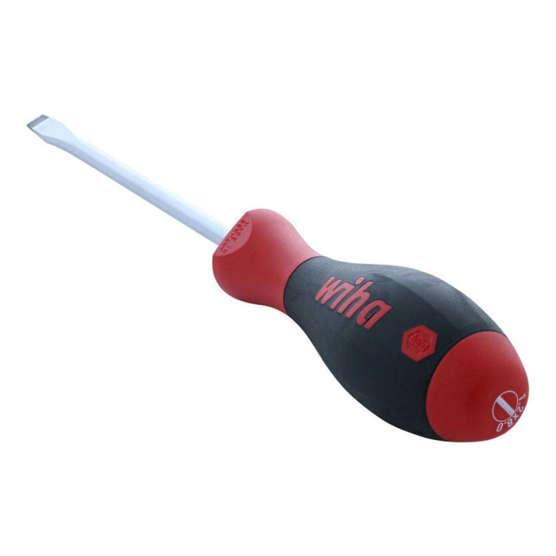 Wiha Tools 30227 SoftFinish Slotted Screwdriver, 8.0 mm x 150 mm