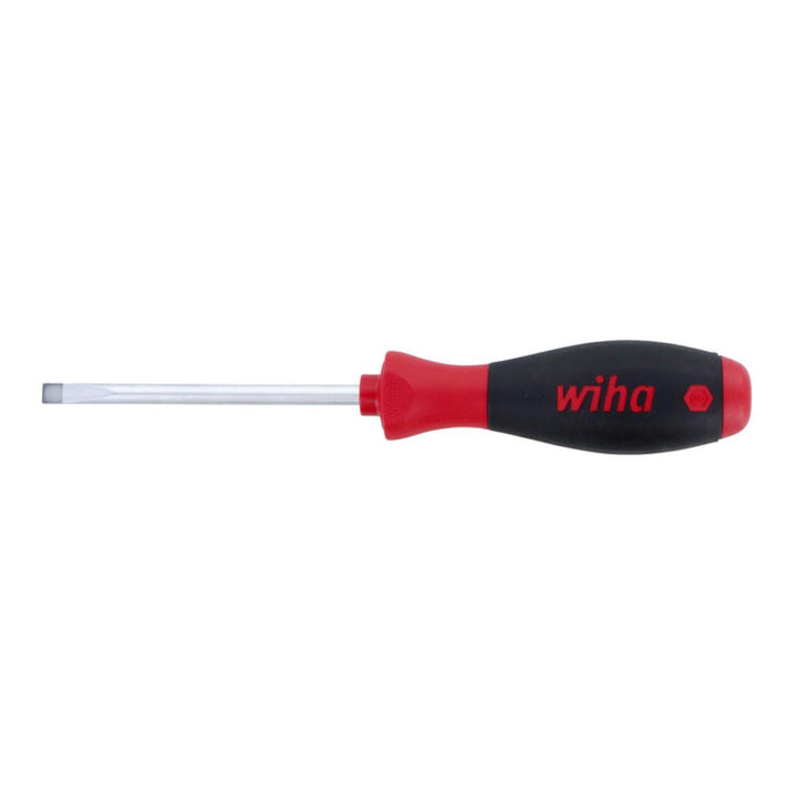 Wiha Tools 30223 SoftFinish Slotted Screwdriver, 6.5 mm x 100 mm