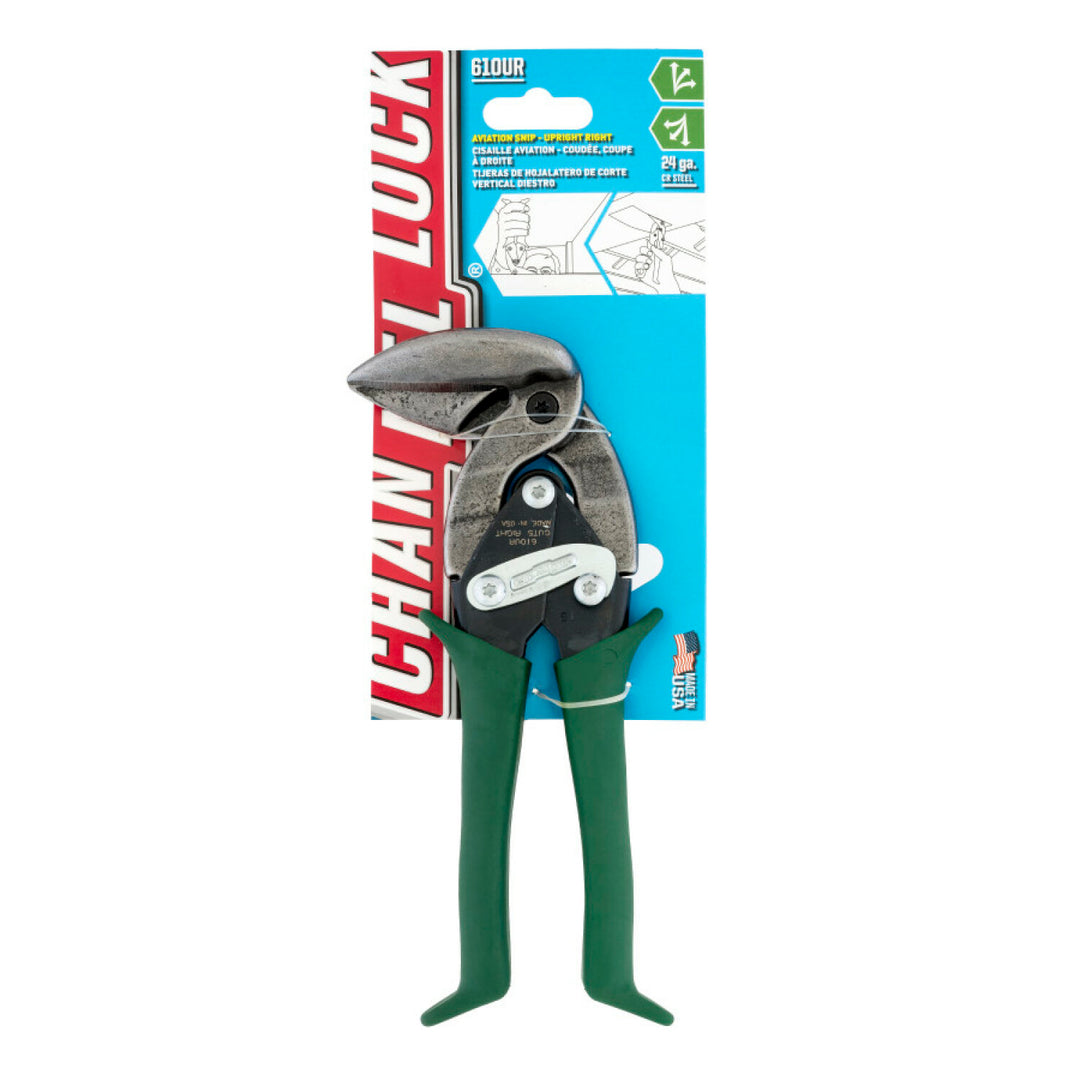 Channellock 610UR 10-inch Upright Right Aviation Snip