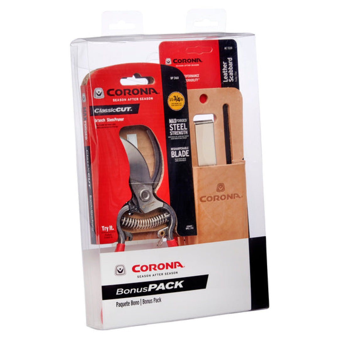 Corona-SP 9934 · BP 3160 ClassicCUT Bypass Pruner Bonus Pack