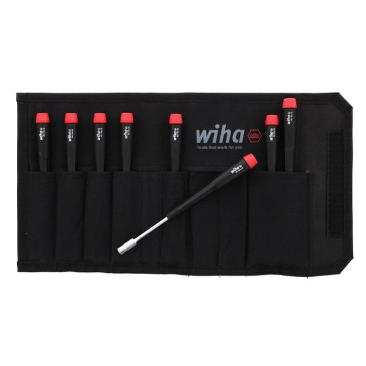 Wiha Tools 26598 8 Piece Precision Nut Driver Set - Metric