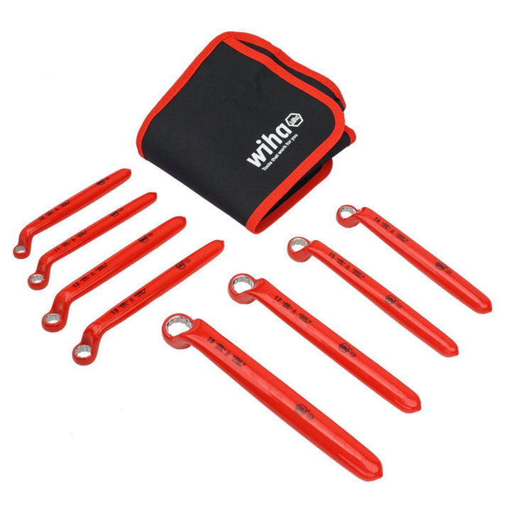 Wiha Tools 21095 Insulated Box End Wrench Set 8 Pieces