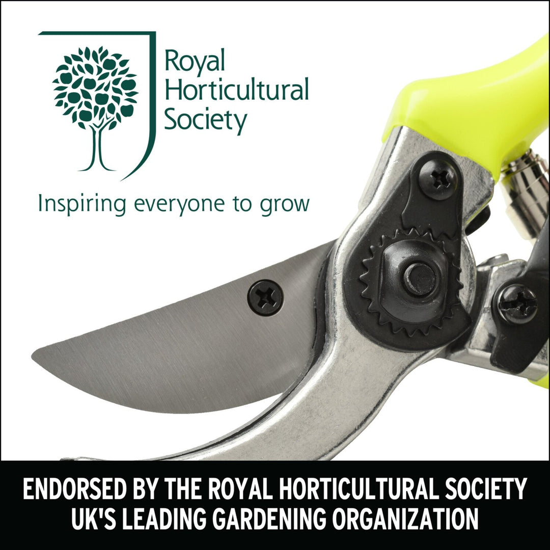 Corona GFB/BSYELL Florabrite Bypass Pruner, Neon Yellow, 1 in. Cut Capacity, RHS Endorsed