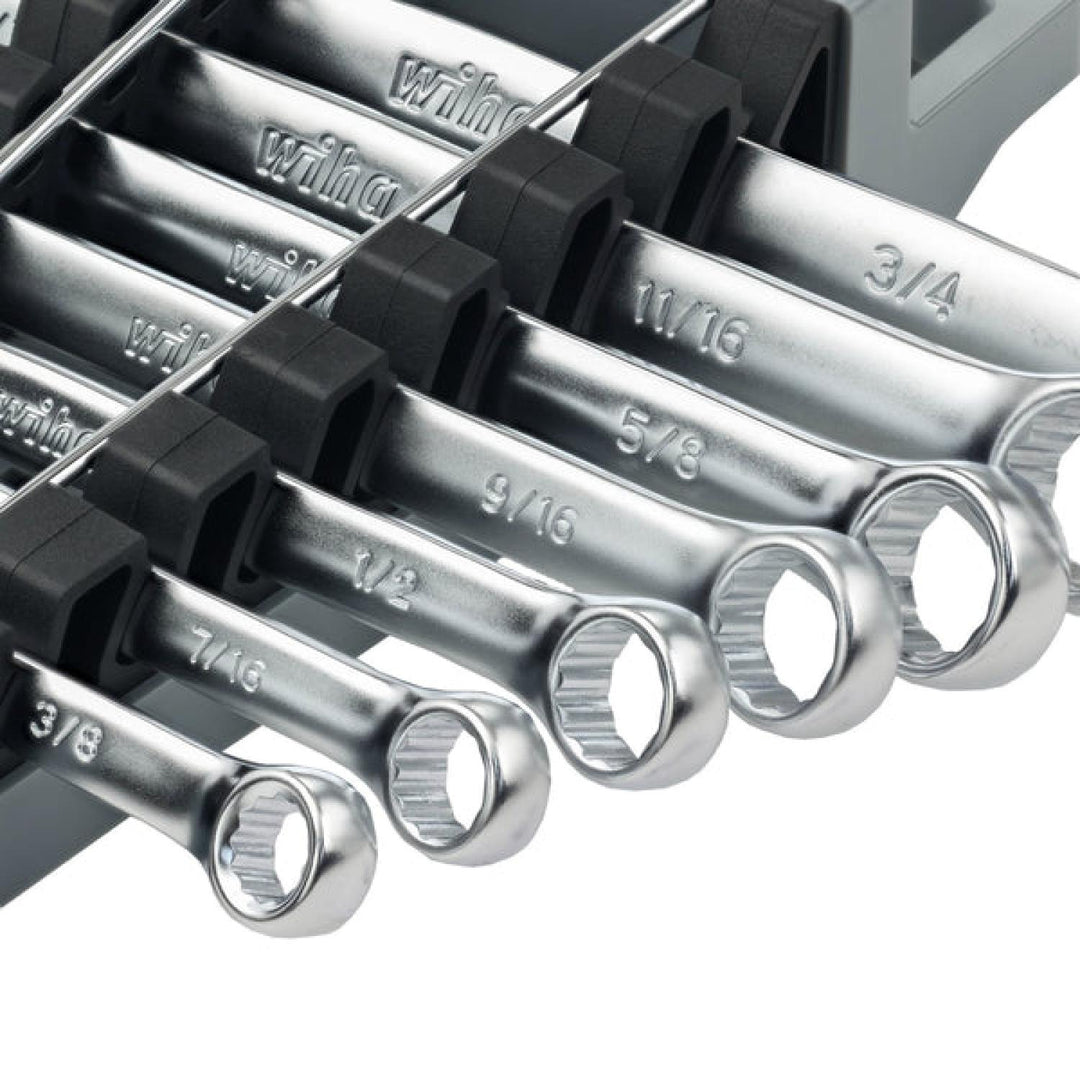 Wiha Tools 30493 Combination Wrench Set - SAE 7 Piece