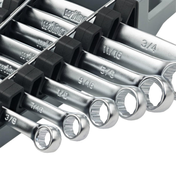 Wiha Tools 30493 Combination Wrench Set - SAE 7 Piece