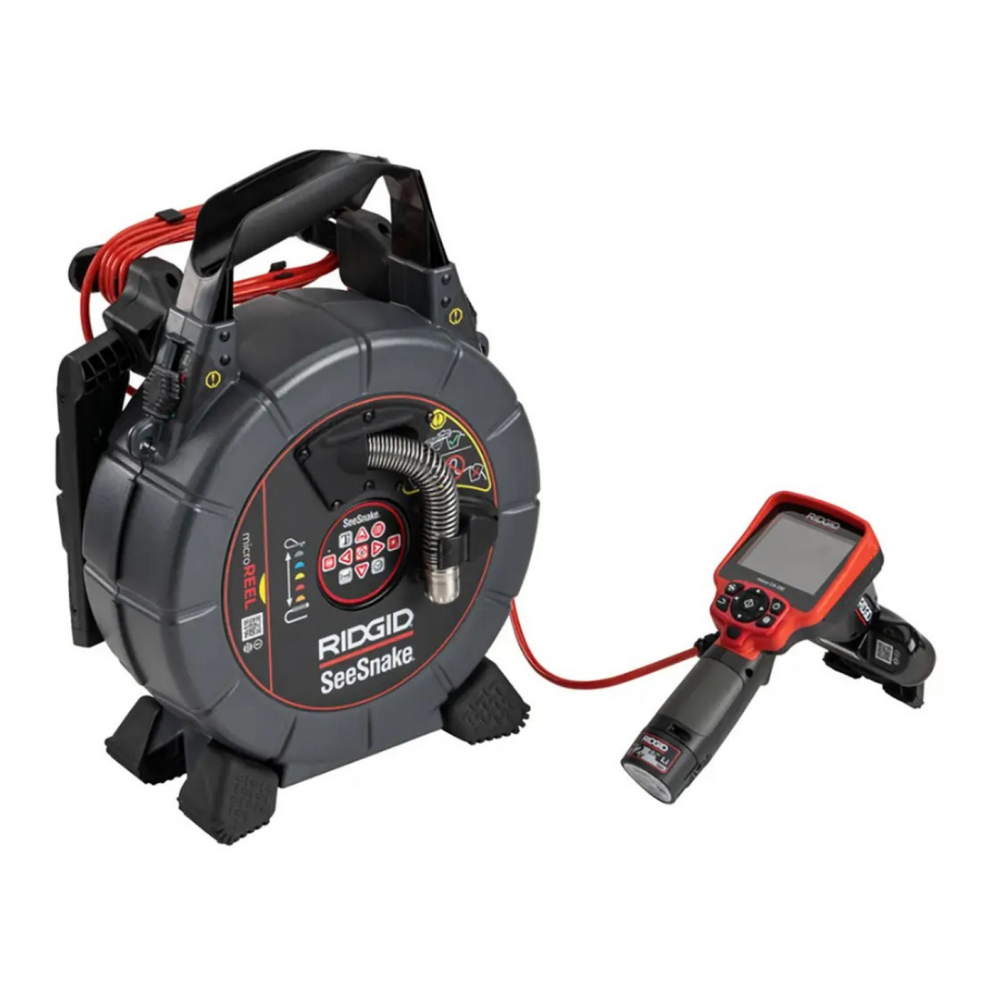 Ridgid 70738 SeeSnake MicroDrain Video Inspection System with D65S MicroDrain Reel and CA350 Inspection Camera